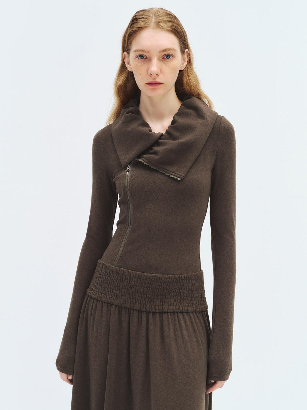 someonesometimes Minimalist Slim H Silhouette Long Sleeve Viscose Blend Travel Maxi Dresses
