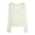 someonesometimes_Openwork_Slim_Fit_Round_Neck_Lyocell_Wool_Blend_Sage_Green_Long_Sleeve_T-Shirts_MISSTT