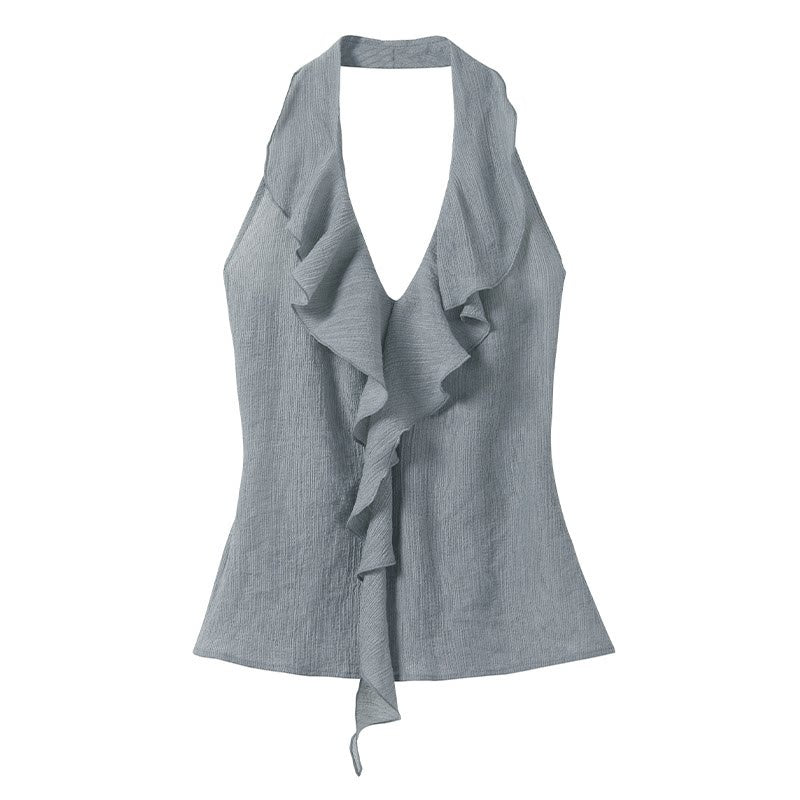 someonesometimes_Original_Design_Wave_Fringe_Slim_Fit_Men_Mist_Blue_Rayon_Halter_Crop_Tops_MISSTT
