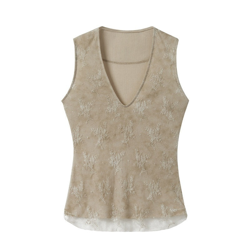 someonesometimes_Original_Embroidered_Slim_Fit_Straw_Strap_Women_Polyester_Blend_Tank_Tops_MISSTT