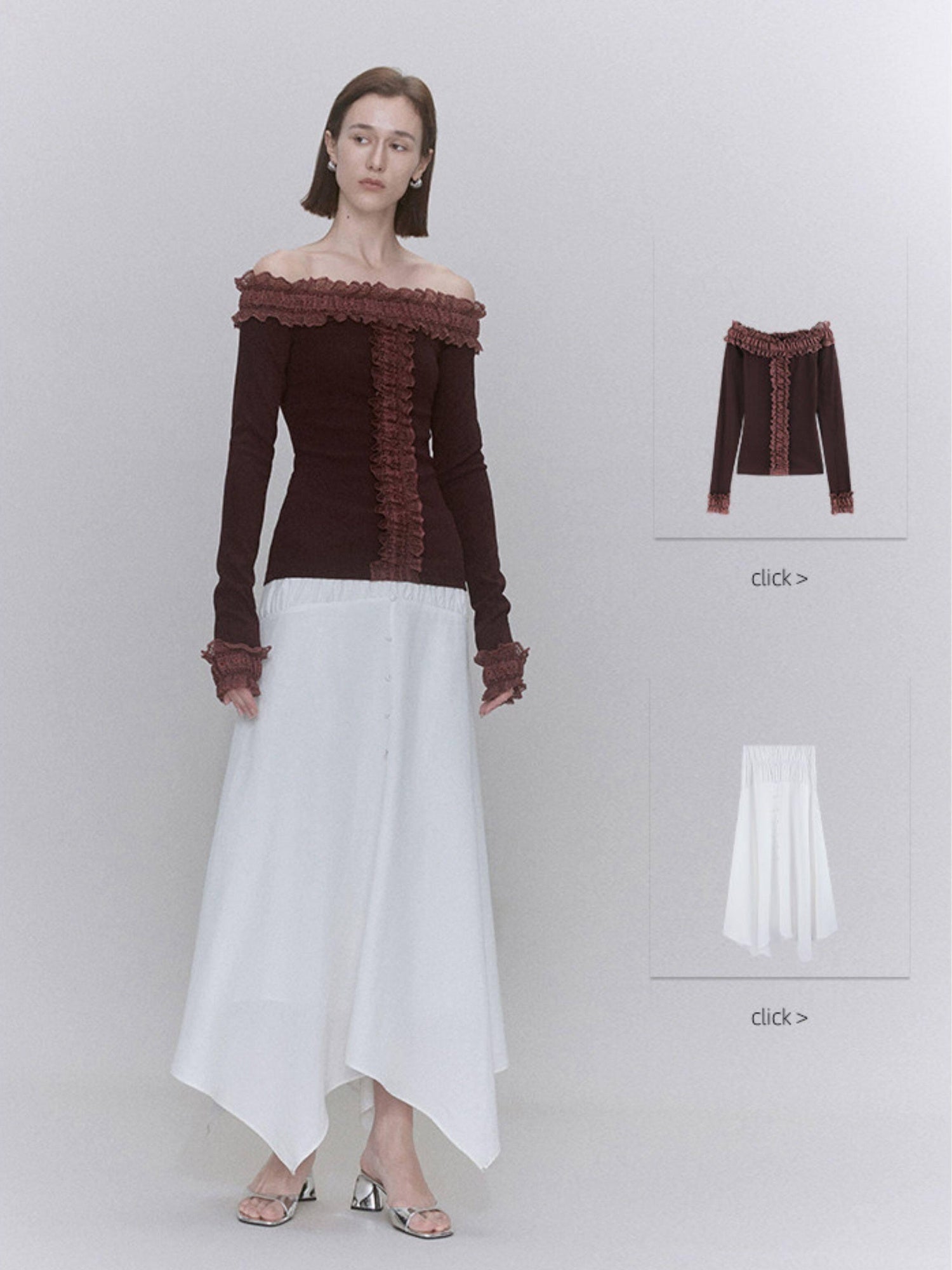 someonesometimes Recycled Viscose Linen Blend High Waist Asymmetric A Line Women Maxi Skirts