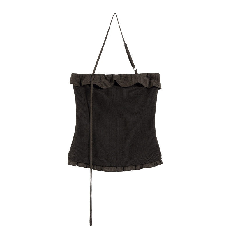 someonesometimes_Ruffle_Trim_Backless_Slim_Fit_Versatile_Viscose_Nylon_Tank_Camisoles_MISSTT