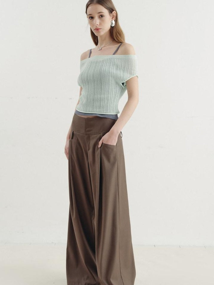someonesometimes Sheer Mesh Puff Sleeve Loose Fit Women Mint Gray Short Sleeve T-Shirts