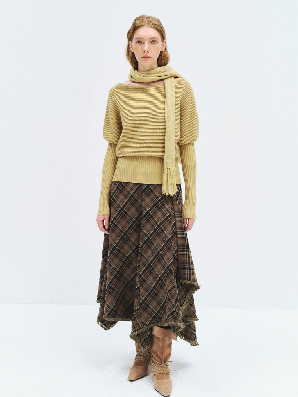 someonesometimes Soft Acrylic Casual Loose Batwing Women Willow Green Knit Sweaters