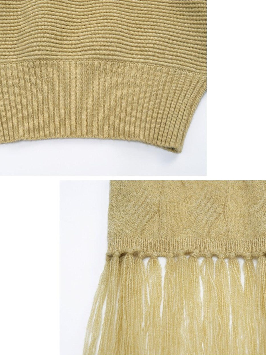 someonesometimes Soft Acrylic Casual Loose Batwing Women Willow Green Knit Sweaters