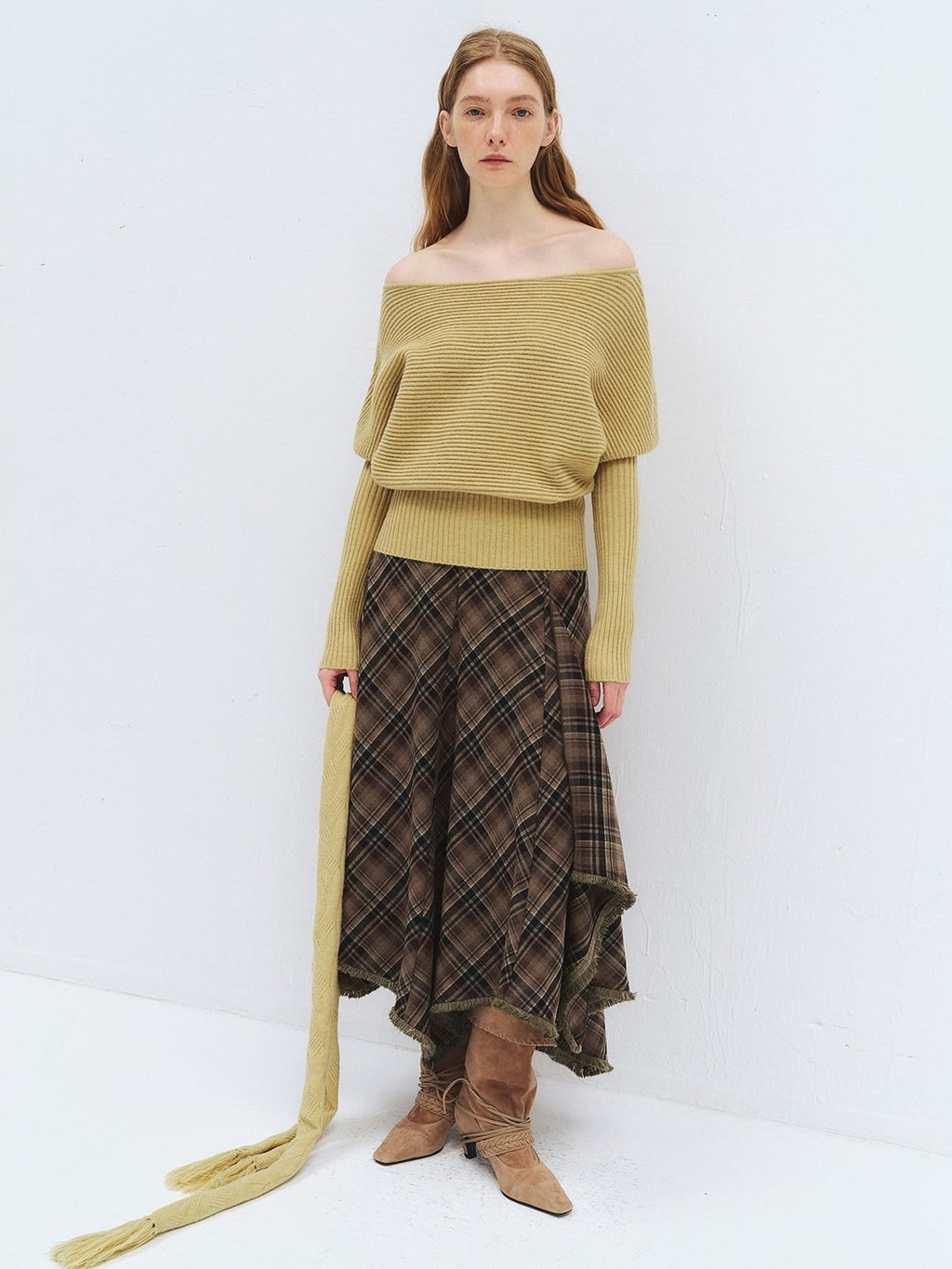 someonesometimes Soft Acrylic Casual Loose Batwing Women Willow Green Knit Sweaters