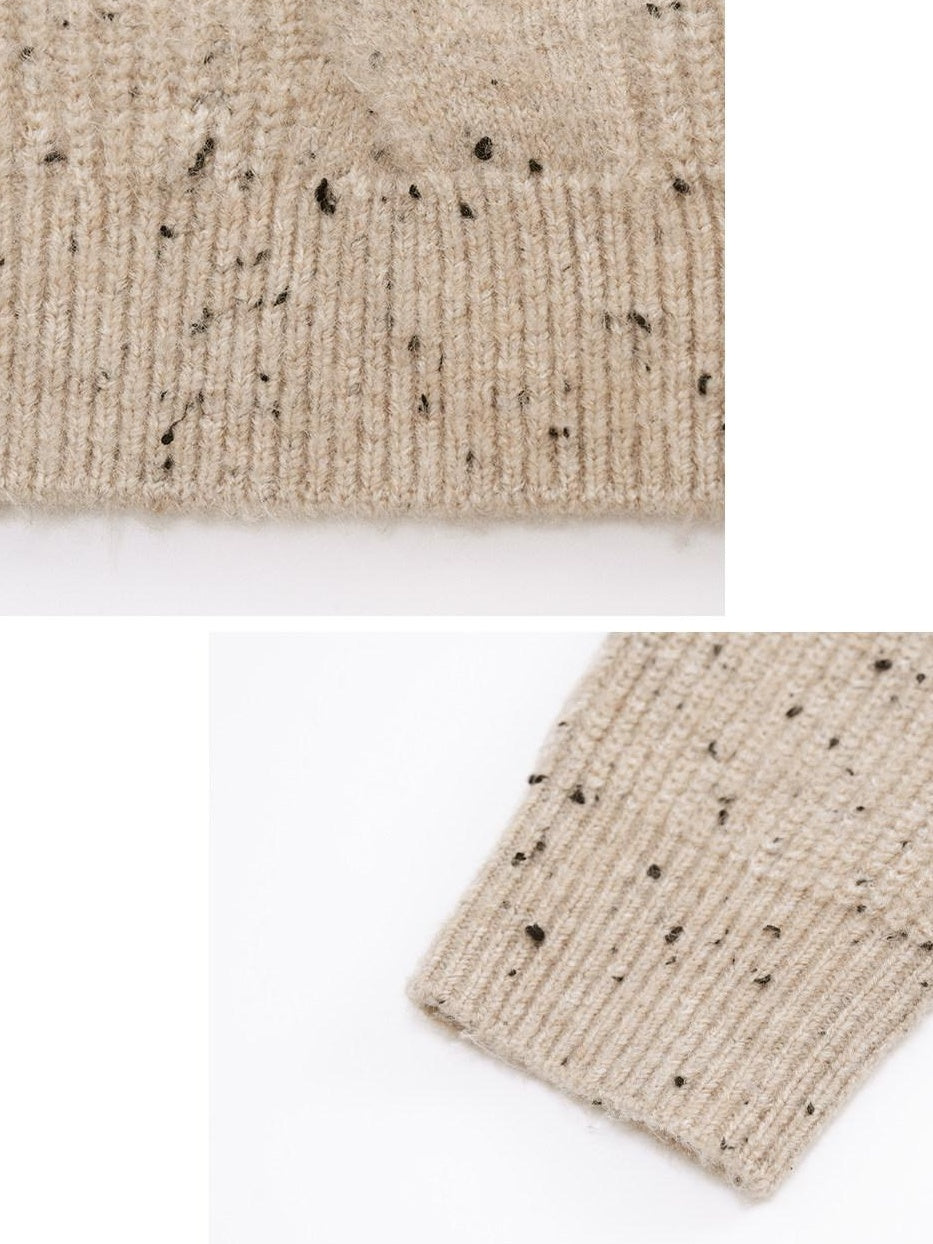someonesometimes Soft Acrylic Stand Collar Button Front Long Sleeve For Women Knit Cardigans