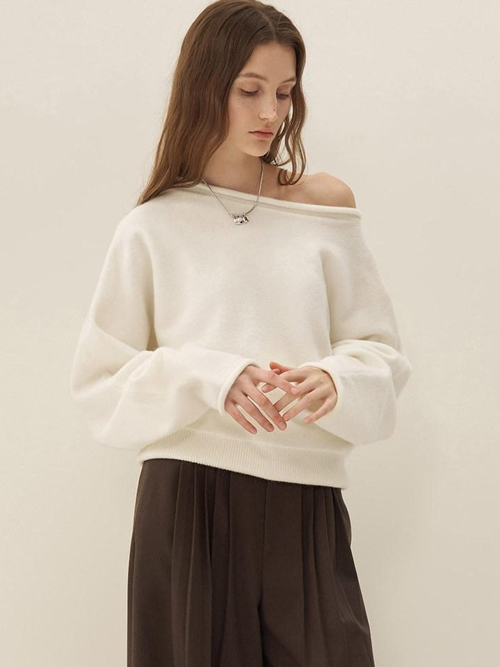 someonesometimes Soft Acrylic Wool Blend Sweet Oversized Knit Pullover For Women Sweaters