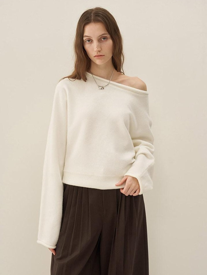 someonesometimes Soft Acrylic Wool Blend Sweet Oversized Knit Pullover For Women Sweaters