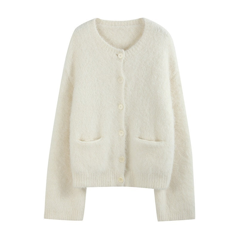 someonesometimes_Soft_Alpaca_Blend_Round_Neck_Open_Front_Office_Ready_Knit_Pure_White_Cardigans_MISSTT