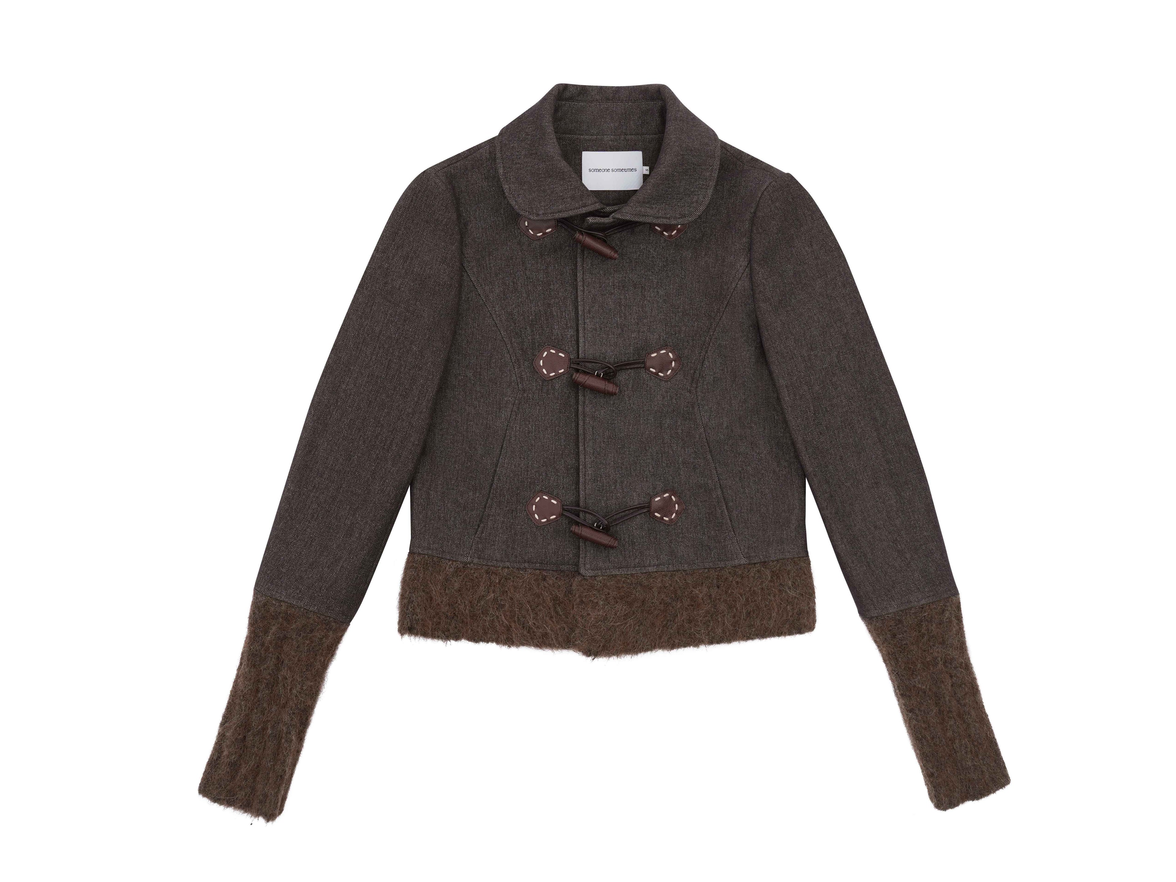 someonesometimes_Soft_Cotton_Blend_Casual_Slim_Short_Toggle_Closure_Women_Mist_Brown_Wool_Coats_MISSTT
