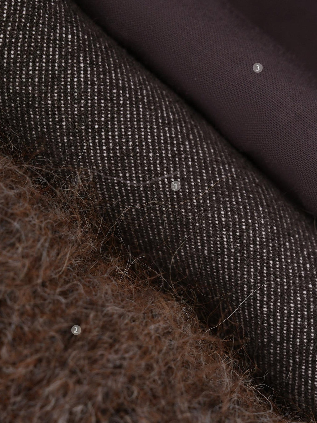 someonesometimes Soft Cotton Blend Casual Slim Short Toggle Closure Women Mist Brown Wool Coats