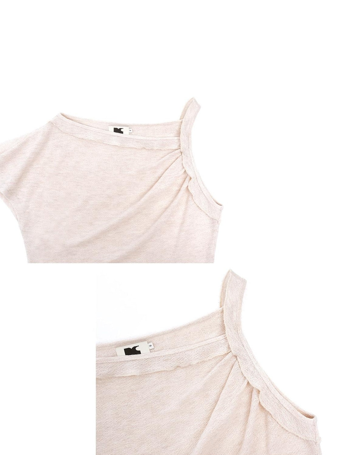 someonesometimes Soft Cotton Blend Slim Fit Casual Low Scoop Neck Women Short Sleeve T-Shirts
