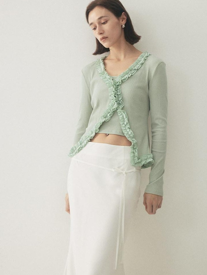 someonesometimes Soft Modal Tencel Minimal Office Double Fishtail Low Waist Women Maxi Skirts