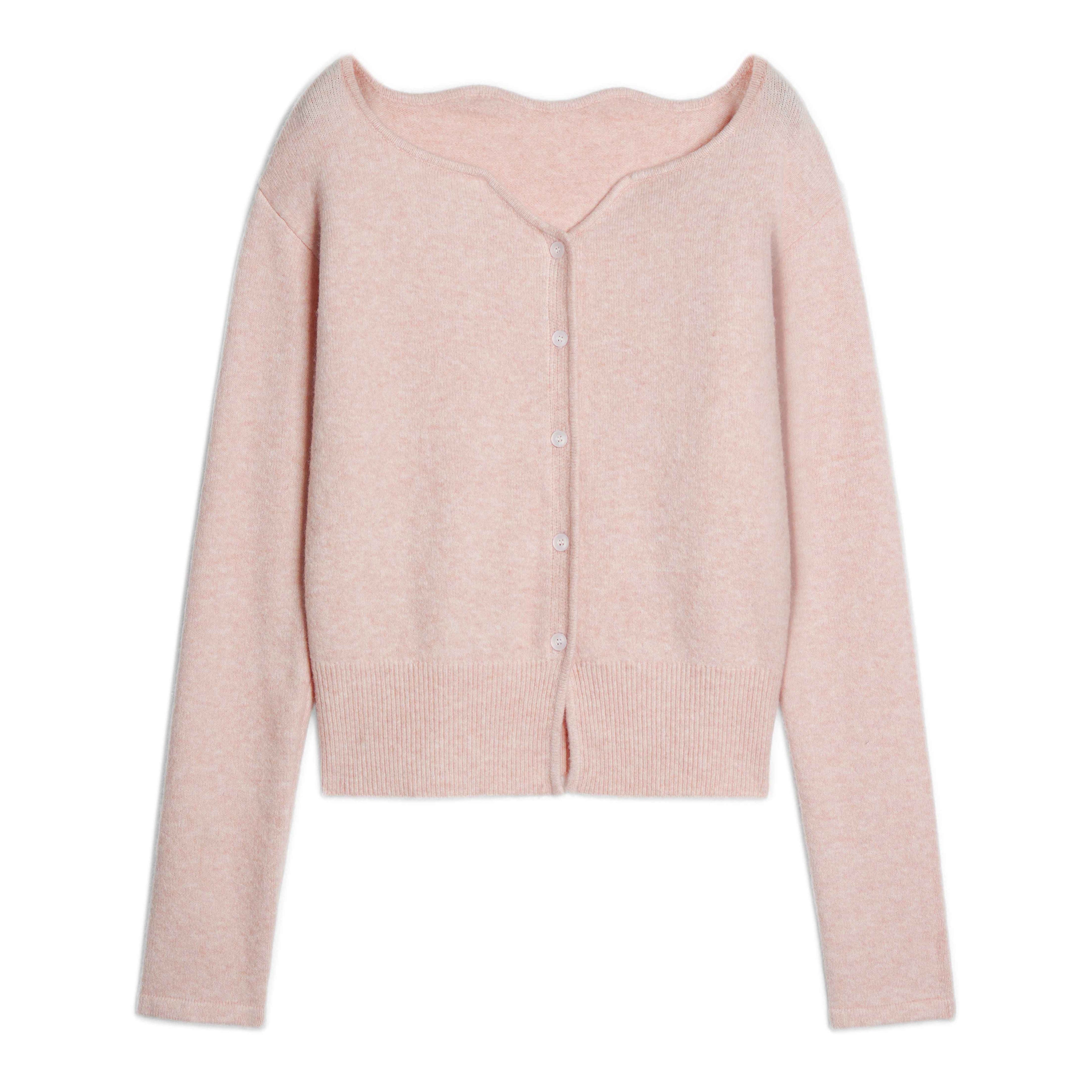 someonesometimes_Soft_Pink_Cozy_Wool_Button_V-neck_Loose_Fit_Unisex_Knit_Cardigans_MISSTT