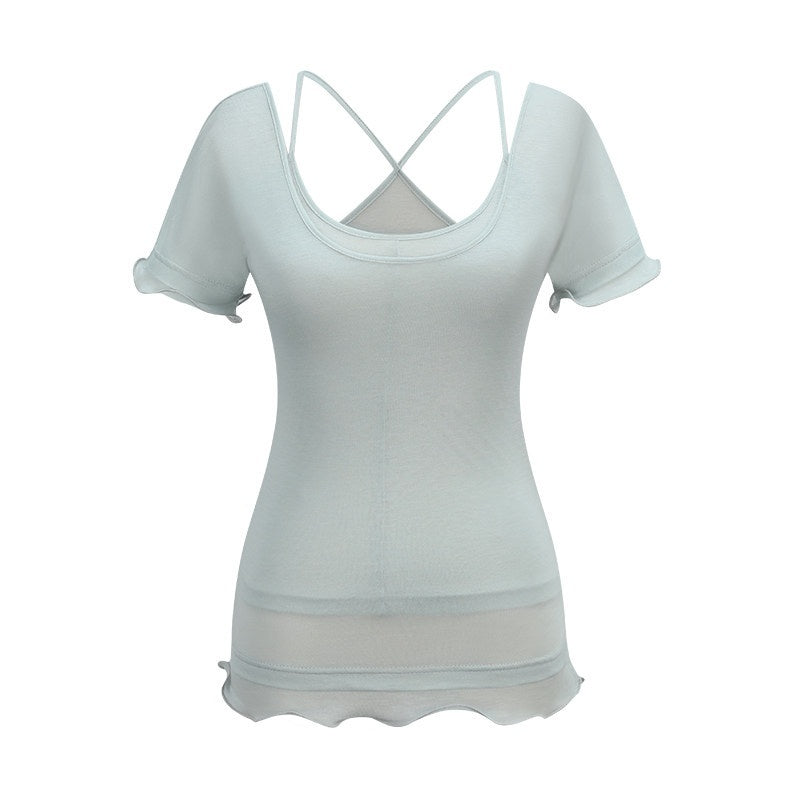 someonesometimes_Soft_Tencel_Lyocell_Blend_U_Neck_Two_Piece_Casual_Short_Sleeve_T-Shirts_MISSTT