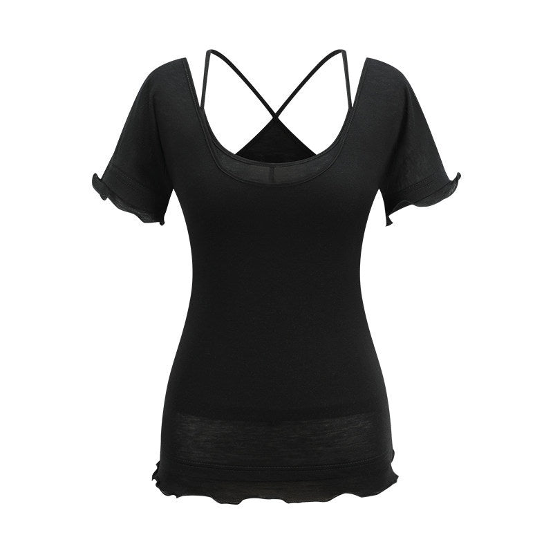 someonesometimes_Soft_Tencel_Lyocell_Blend_U_Neck_Two_Piece_Casual_Short_Sleeve_T-Shirts_MISSTT