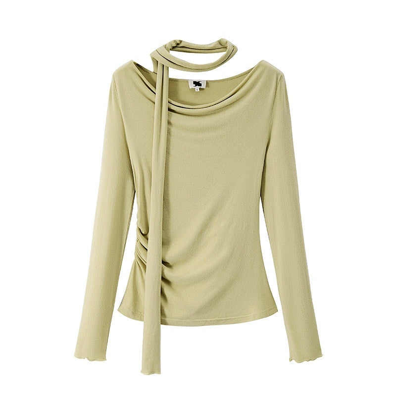 someonesometimes_Soft_Viscose_Blend_Tie_Detail_V-neck_Minimalist_Commuter_Knit_Pullover_Sweaters_MISSTT