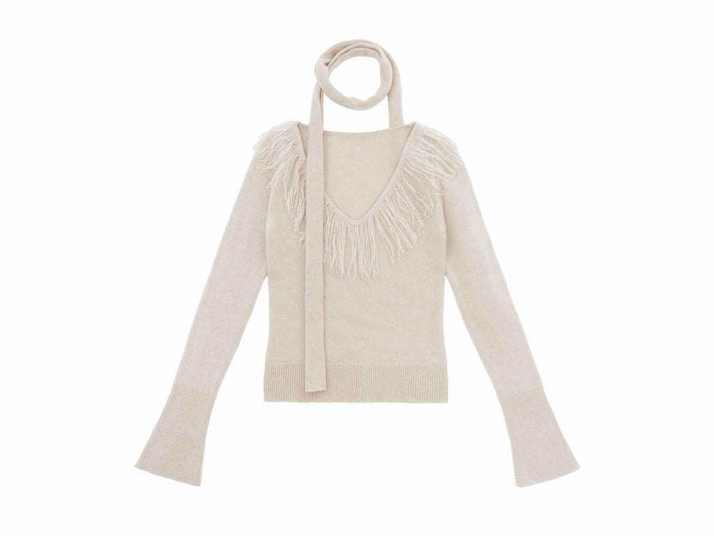 someonesometimes_Soft_Wool_V-neck_Bell_Sleeve_Slim_Fit_Casual_Knitwear_Women_Sweaters_MISSTT
