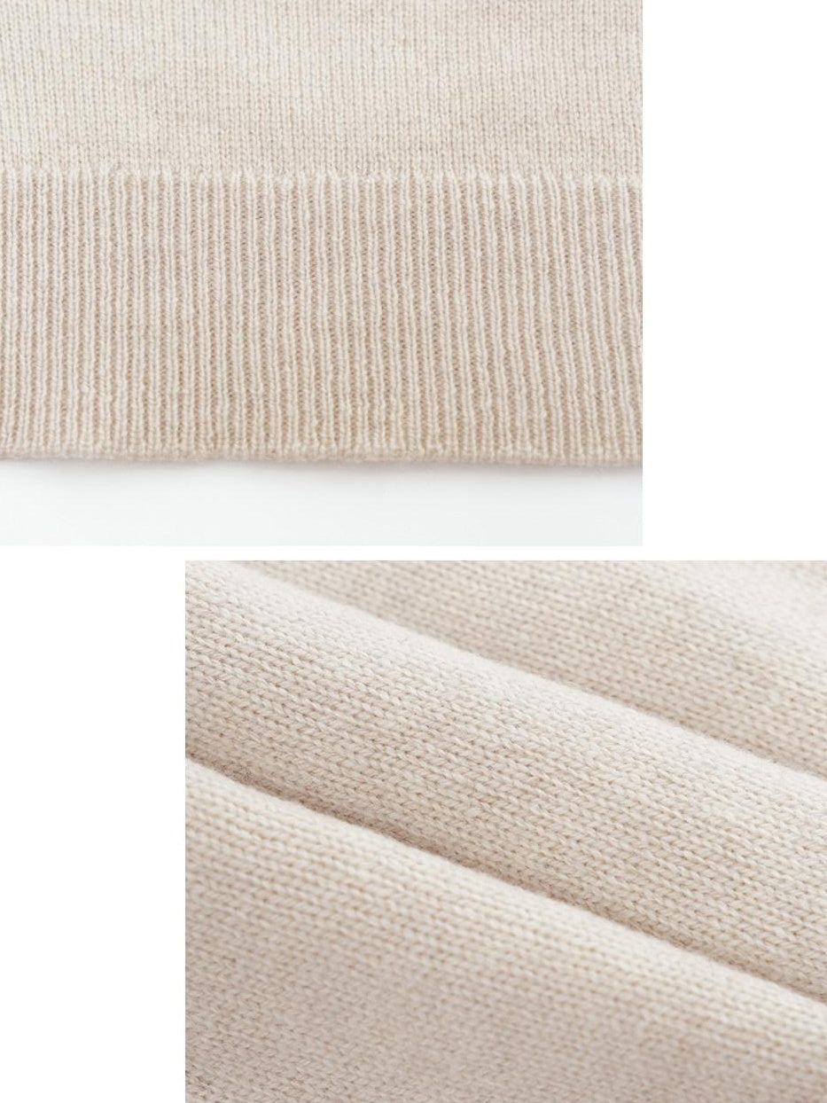 someonesometimes Soft Wool V-neck Bell Sleeve Slim Fit Casual Knitwear Women Sweaters