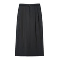 someonesometimes_Stretch_Pleated_Low_Waist_H_Line_Loose_Casual_Womens_Black_Maxi_Skirts_MISSTT