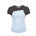 someonesometimes_Tencel_Blend_Stretch_Slim_Waist_Puff_Sleeve_Gray_Blue_Short_Sleeve_T-Shirts_MISSTT