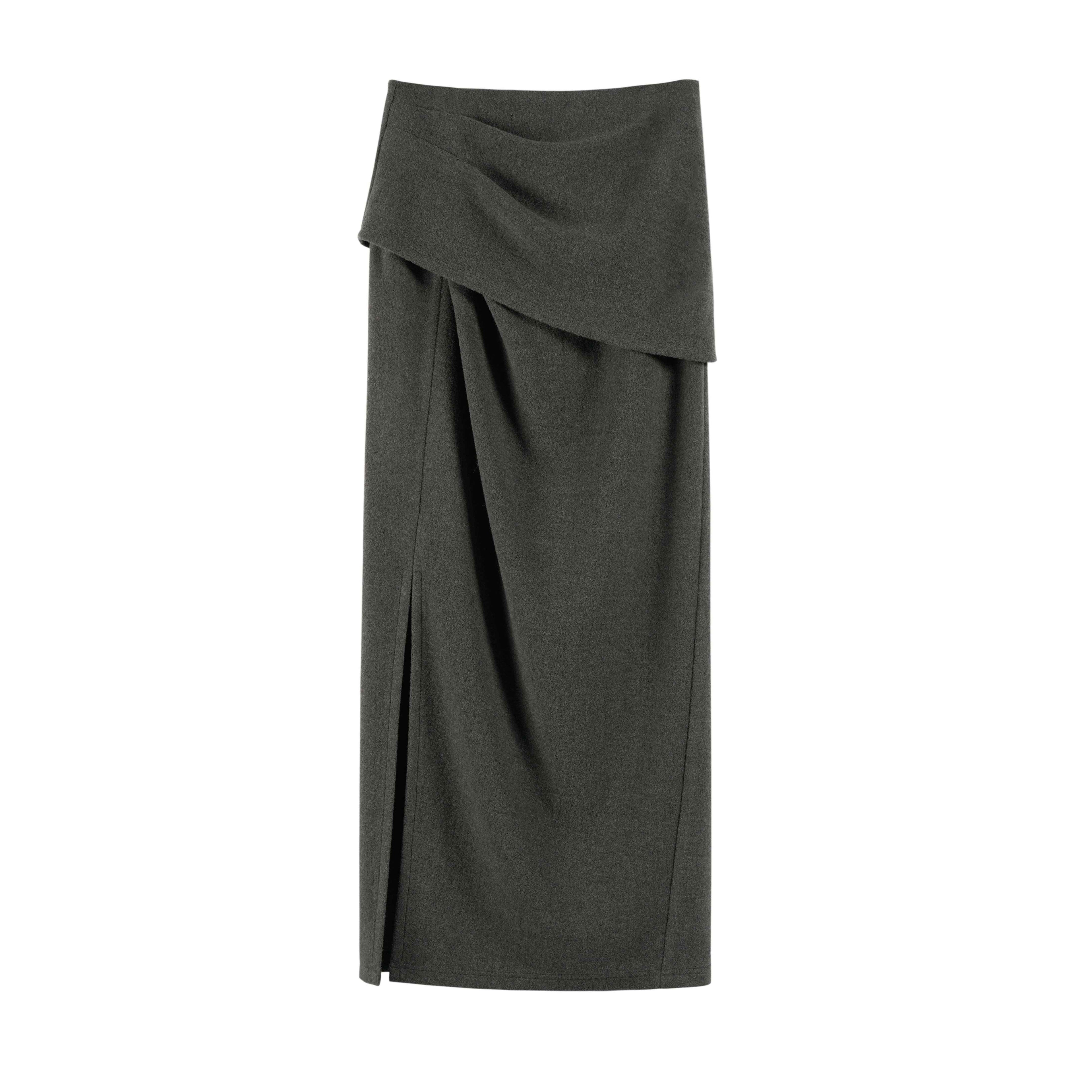 someonesometimes_Versatile_Lined_Knit_Slit_Straight_H_Line_Mid_Waist_Women_Casual_Maxi_Skirts_MISSTT