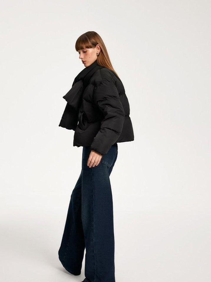 someonesometimes Vintage Blue Natural Waist Relaxed Fit Casual Polyester Wide Leg Jeans