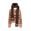 someonesometimes_Warm_Wool_Blend_Slim_Fit_V-neck_Long_Sleeve_Office_Striped_Coral_Pink_Sweaters_MISSTT
