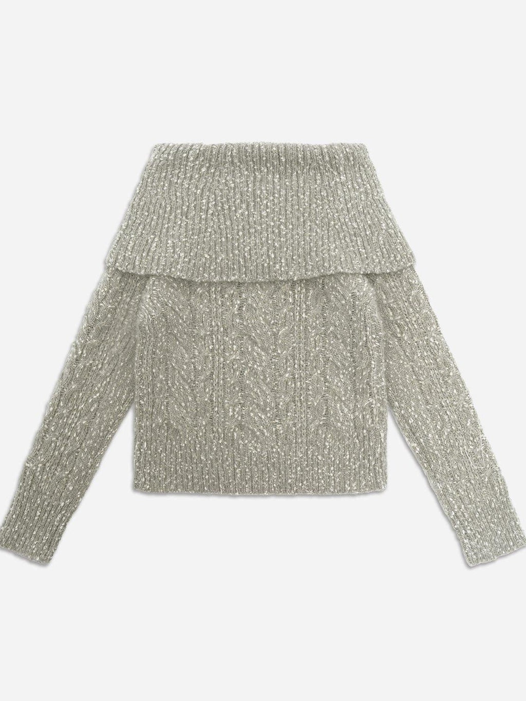 someonesometimes Wool Mohair Blend Oversized Casual Knit Pullover Women Dark Mist Green Sweaters
