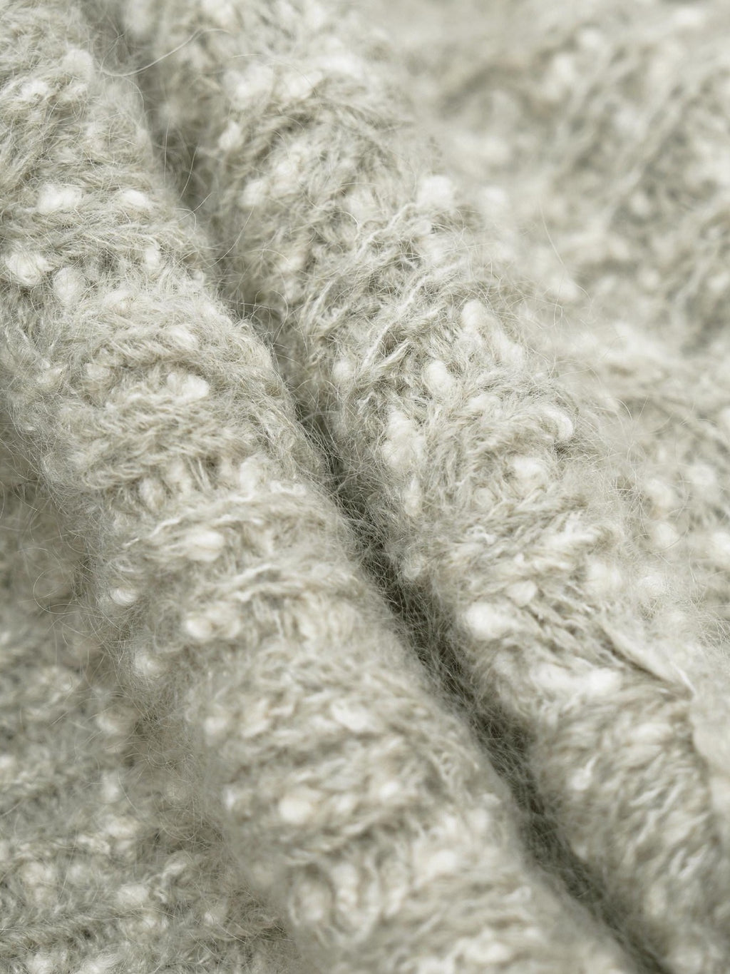 someonesometimes Wool Mohair Blend Oversized Casual Knit Pullover Women Dark Mist Green Sweaters